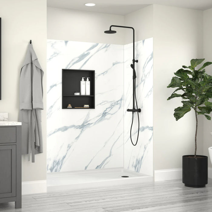 Stainless Steel Matte Black Shower Niche Matte Black 10