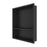Stainless Steel Matte Black Shower Niche Matte Black 1