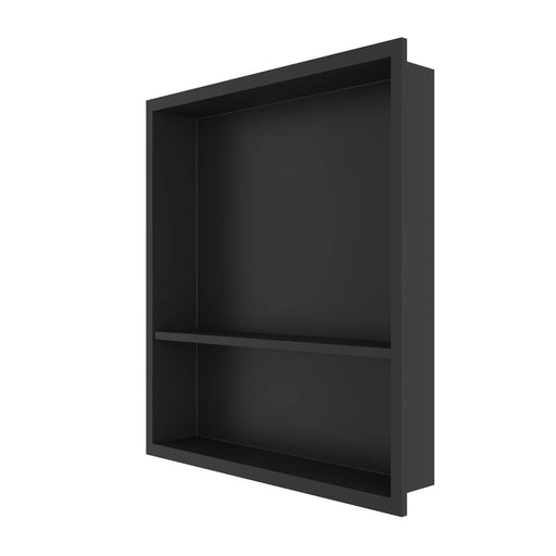 Stainless Steel Matte Black Shower Niche Matte Black 1
