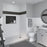 Stainless Steel Matte Black Shower Niche Matte Black 10