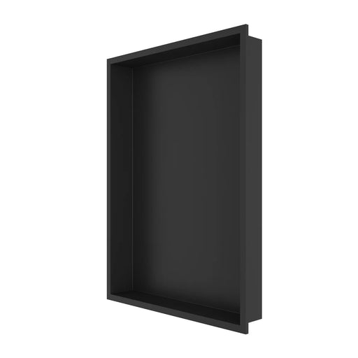 Stainless Steel Matte Black Shower Niche Matte Black 1