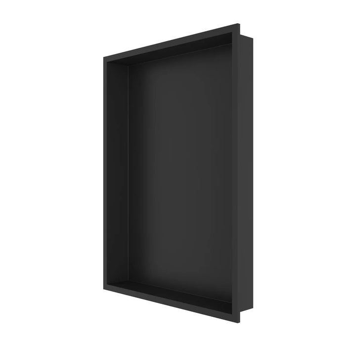 Stainless Steel Matte Black Shower Niche Matte Black 1