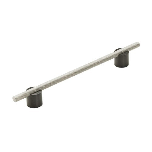 Transcendent Aluminum Matte Black / Silver Champagne Cabinet Pull 5