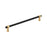 Mergence Zinc Matte Black / Champagne Bronze Cabinet Pull 8