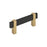 Mulino Zinc Matte Black / Champagne Bronze Cabinet Pull 1