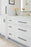 Mulino Zinc Matte Black / Champagne Bronze Cabinet Pull 18