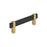 Mulino Zinc Matte Black / Champagne Bronze Cabinet Pull 2