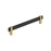 Mulino Zinc Matte Black / Champagne Bronze Cabinet Pull 5