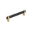 Mulino Zinc Matte Black / Champagne Bronze Cabinet Pull 4