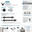 Oberon Zinc & Acrylic Matte Black / Frosted Acrylic Cabinet Knob 7