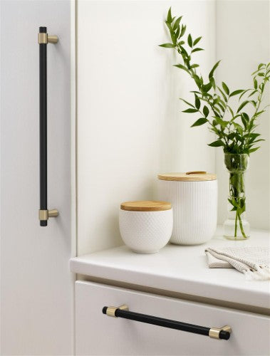 Mergence Zinc Matte Black / Golden Champagne Appliance Pull 7