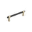 Mergence Zinc Matte Black / Golden Champagne Cabinet Pull 3