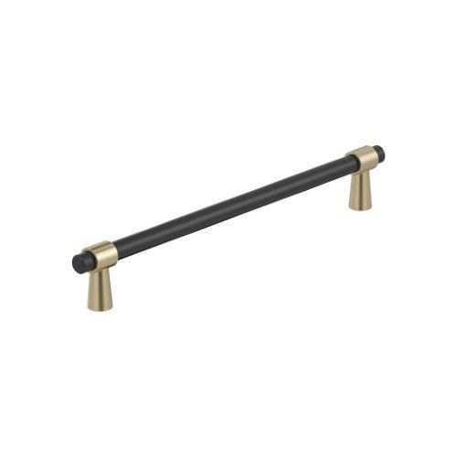 Mergence Zinc Matte Black / Golden Champagne Cabinet Pull 5