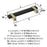 Mulino Zinc Matte Black / Golden Champagne Cabinet Pull 9
