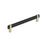 Mulino Zinc Matte Black / Golden Champagne Cabinet Pull 5