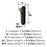 Unison Zinc Matte Black / Golden Champagne Hook 2