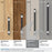 Mergence Zinc Matte Black / Polished Chrome Cabinet Pull 30