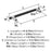 Mergence Zinc Matte Black / Polished Chrome Cabinet Pull 11