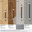 Mulino Zinc Matte Black / Polished Chrome Cabinet Pull 26