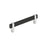 Mulino Zinc Matte Black / Polished Chrome Cabinet Pull 3