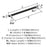 Mulino Zinc Matte Black / Polished Chrome Cabinet Pull 14