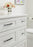 Mulino Zinc Matte Black / Polished Chrome Cabinet Pull 20