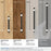 Mulino Zinc Matte Black / Polished Chrome Cabinet Pull 27