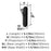 Unison Zinc Matte Black / Polished Chrome Hook 2