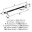 Mergence Zinc Matte Black / Polished Nickel Appliance Pull 3