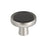 Mergence Zinc Matte Black / Polished Nickel Cabinet Knob 1