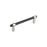 Mergence Zinc Matte Black / Polished Nickel Cabinet Pull 3