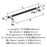 Mergence Zinc Matte Black / Polished Nickel Cabinet Pull 12