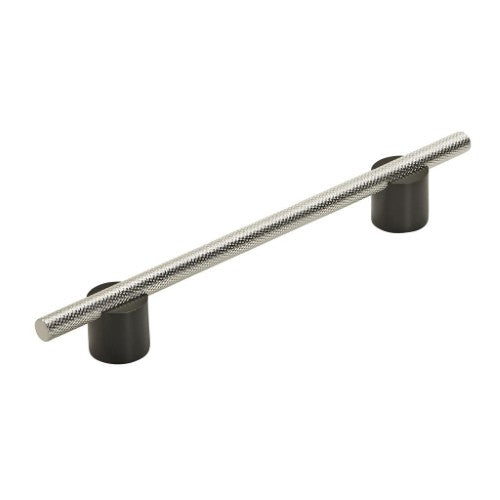Transcendent Aluminum Matte Black / Polished Nickel Cabinet Pull 4