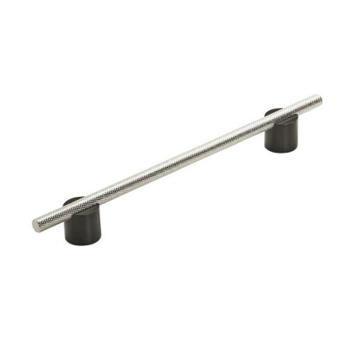 Transcendent Aluminum Matte Black / Polished Nickel Cabinet Pull 5