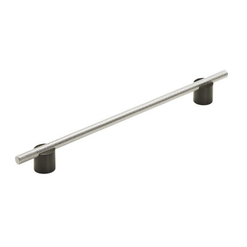 Transcendent Aluminum Matte Black / Polished Nickel Cabinet Pull 6
