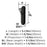 Unison Zinc Matte Black / Polished Nickel Hook 2