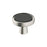 Mergence Zinc Matte Black / Satin Nickel Cabinet Knob 1