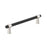 Mergence Zinc Matte Black / Satin Nickel Cabinet Pull 6