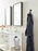 Mergence Zinc Matte Black / Satin Nickel Cabinet Pull 24