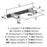 Mergence Zinc Matte Black / Satin Nickel Cabinet Pull 9