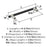 Mergence Zinc Matte Black / Satin Nickel Cabinet Pull 11