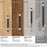 Mergence Zinc Matte Black / Satin Nickel Cabinet Pull 31