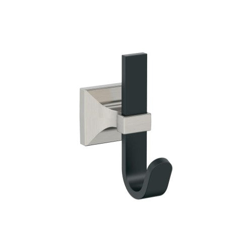 Burbank Zinc Matte Black / Satin Nickel Hook 1