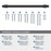 Destine Zinc Matte Black Appliance Pull 5