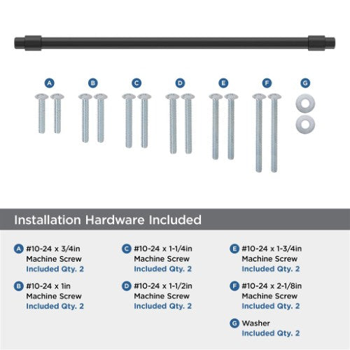 Destine Zinc Matte Black Appliance Pull 6