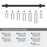 Radius Stainless Steel Matte Black Appliance Pull 7
