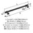 Winsome Zinc Matte Black Appliance Pull 4