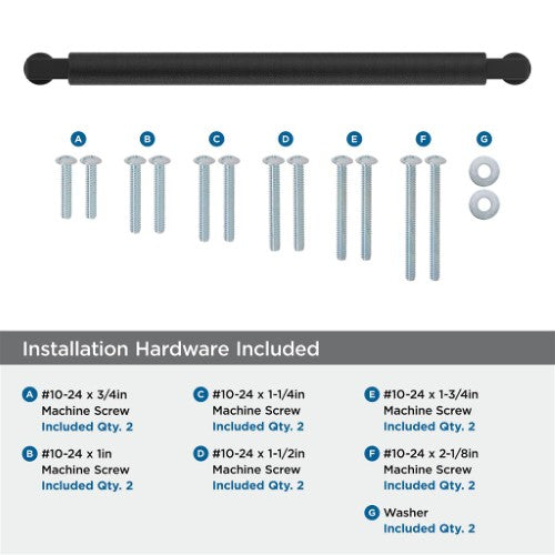 Balata Zinc Matte Black Appliance Pull 5