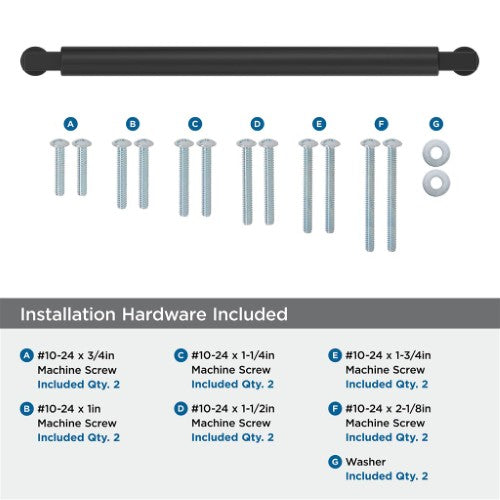 Balon Zinc Matte Black Appliance Pull 5