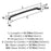 Bellamy Zinc Matte Black Cabinet Pull 15